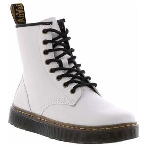 NEW Doc Martens Zavala Leather Combat Boots Women’s Size 7 White Air Cushioned